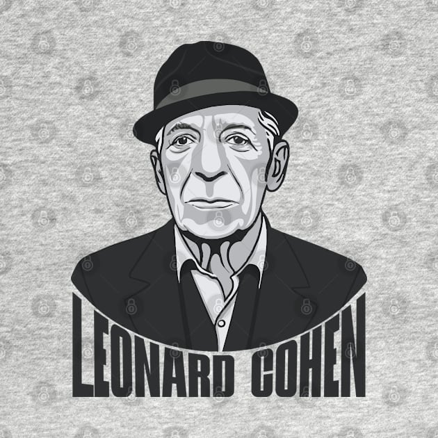 Leonard Norman Cohen Fan Art by Trendsdk